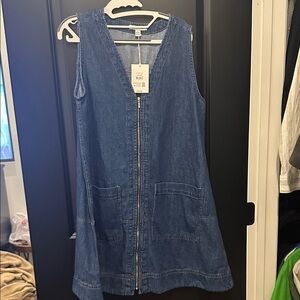 Free assembly Blue Denim Sleeveless Dres